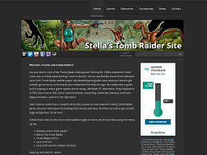 Stella's Tomb Raider Site